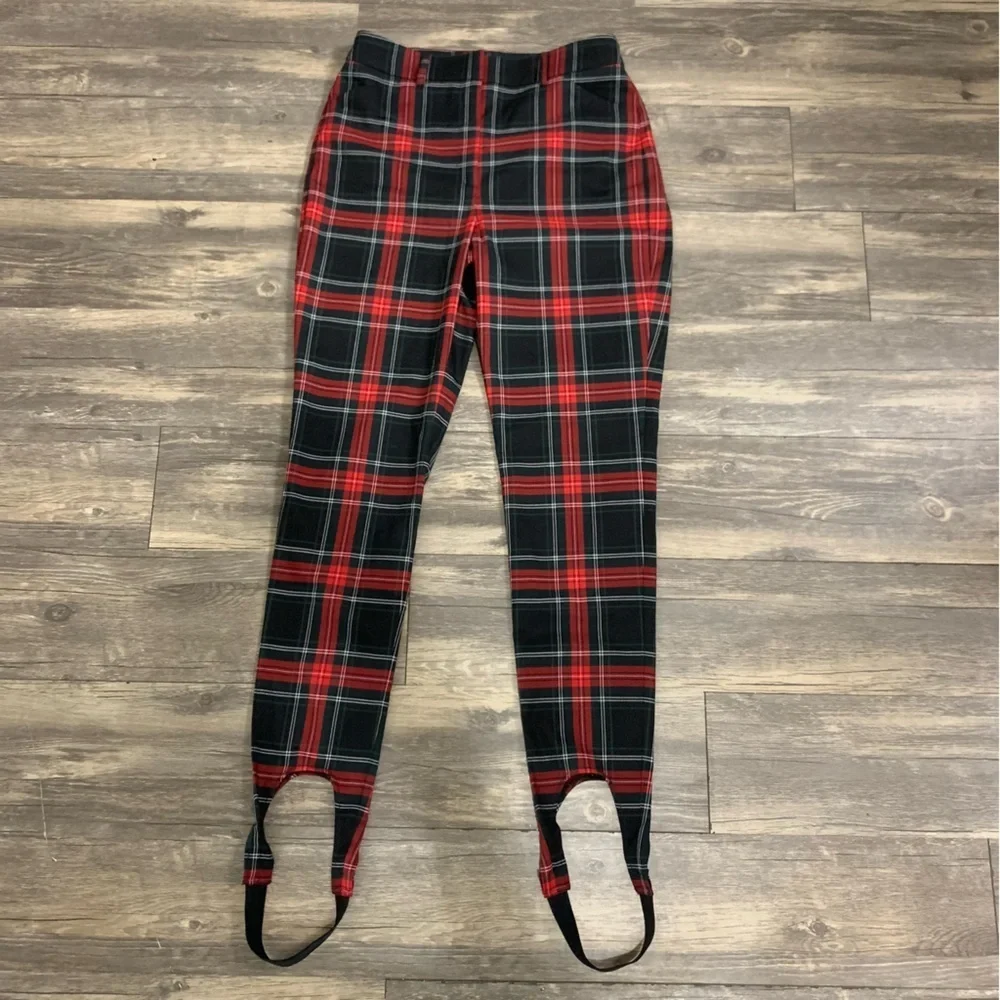 Express Plaid Stirrup Pants